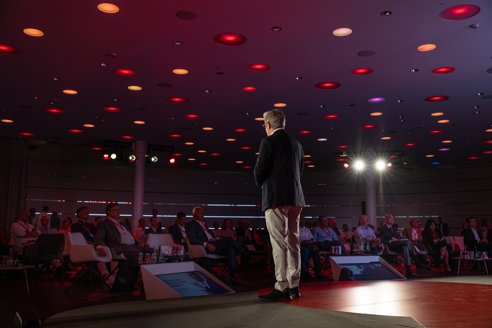 speaker man on stage