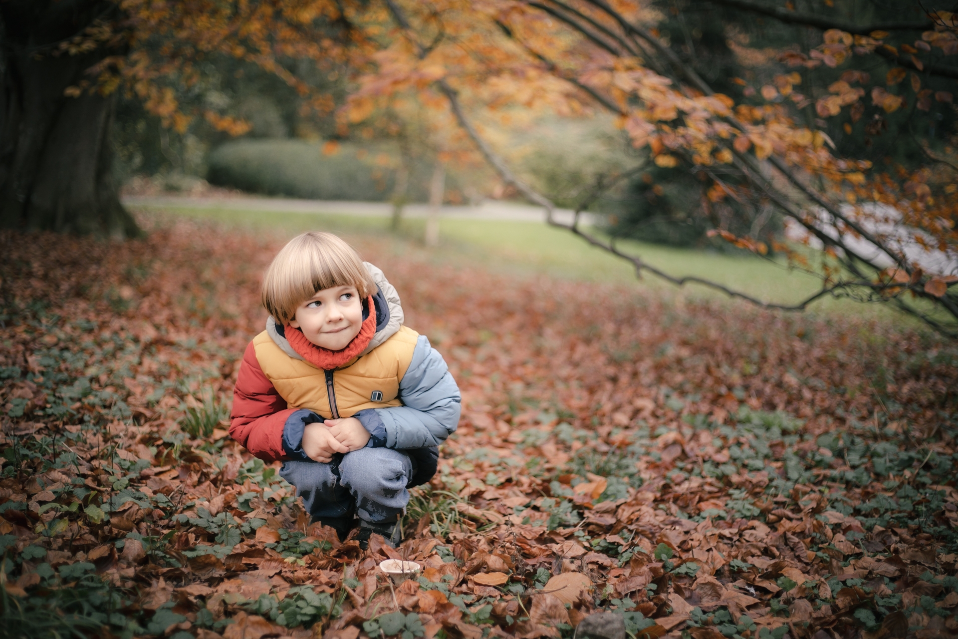 kind rieterpark herbst