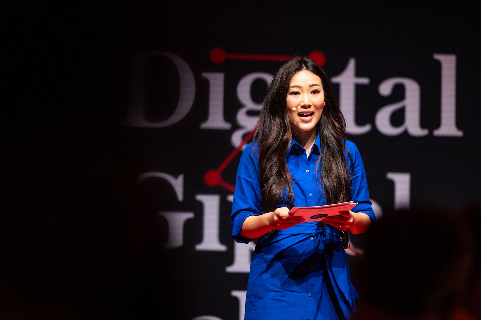 asian woman speaker